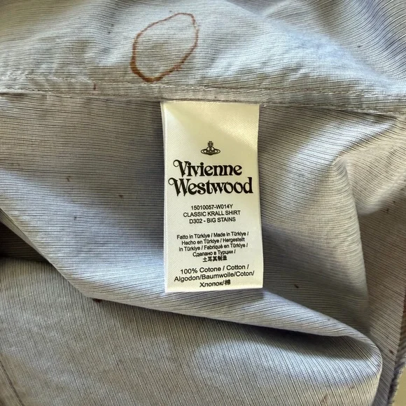 VIVIENNE WESTWOOD Capsule Brown Classic Krall Shirt - Picture 15 of 16